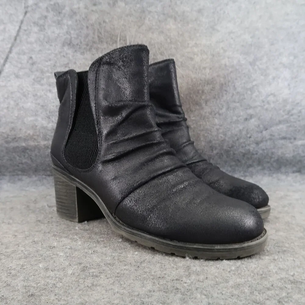 BareTraps Shoes Womens 6.5 Booties Drennan Distressed Slouchy Ankle Boot Fashion